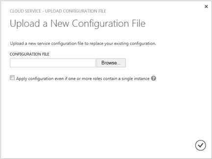 Upload Configuration