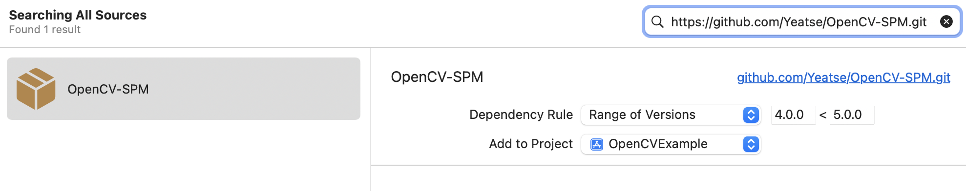 add dependency