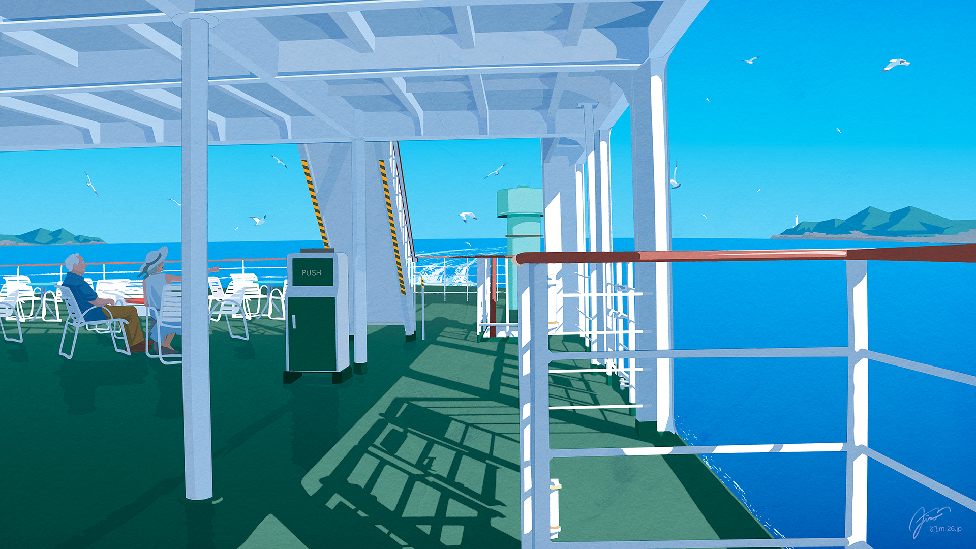 a_deck_of_a_ferry