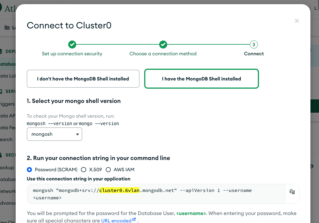 server name in the connection string