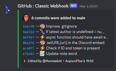 New webhook interface