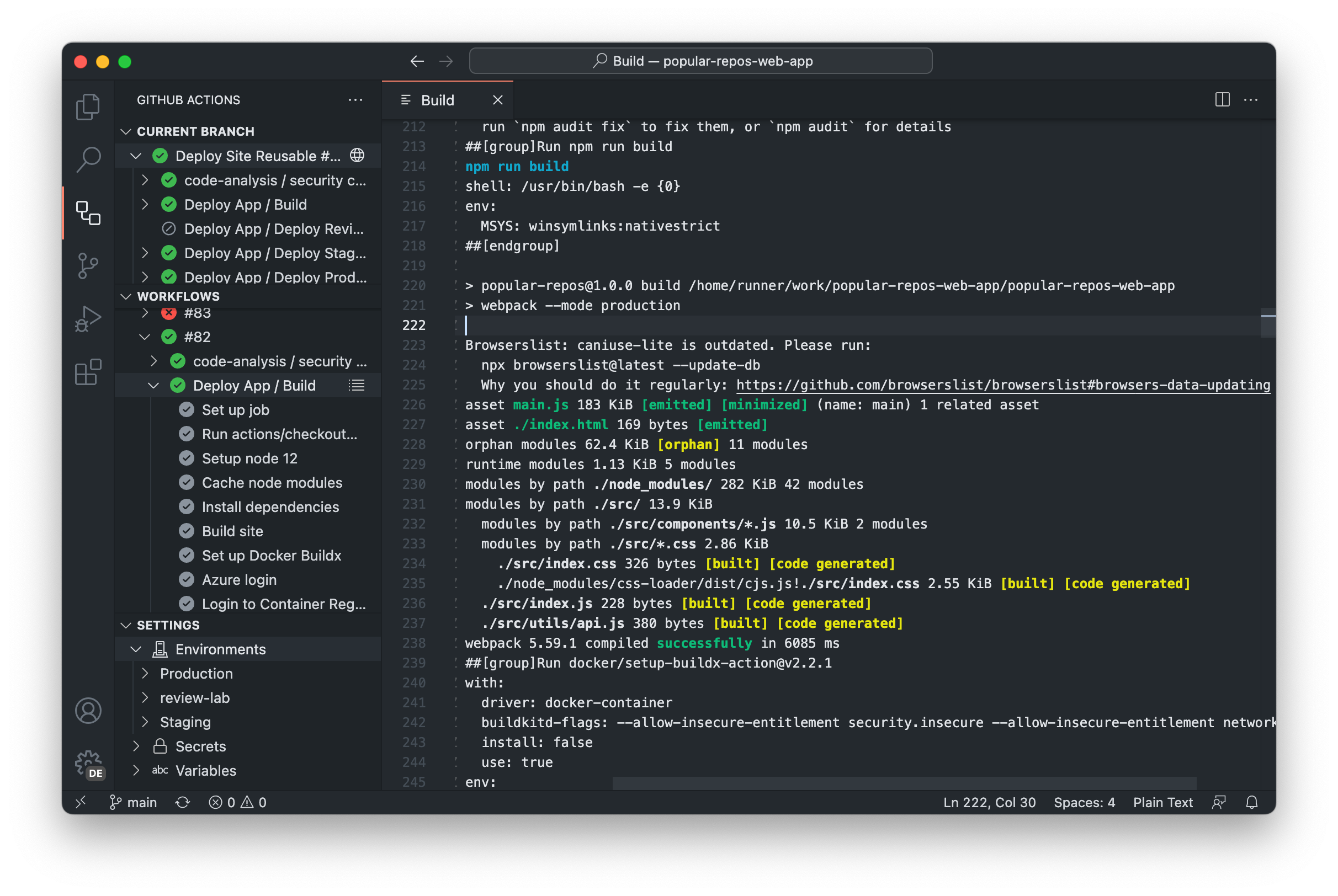 View workflow runs and logs