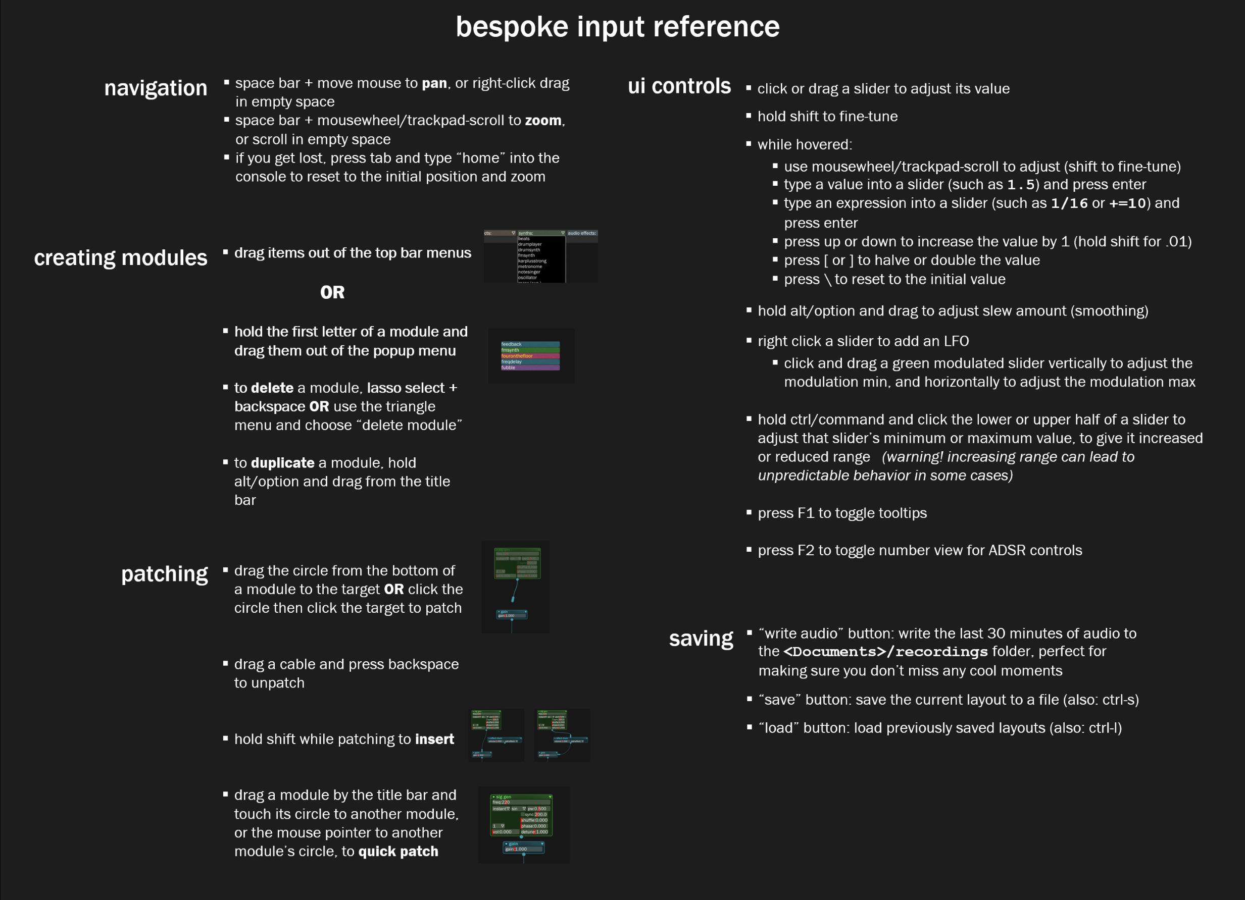 quick reference