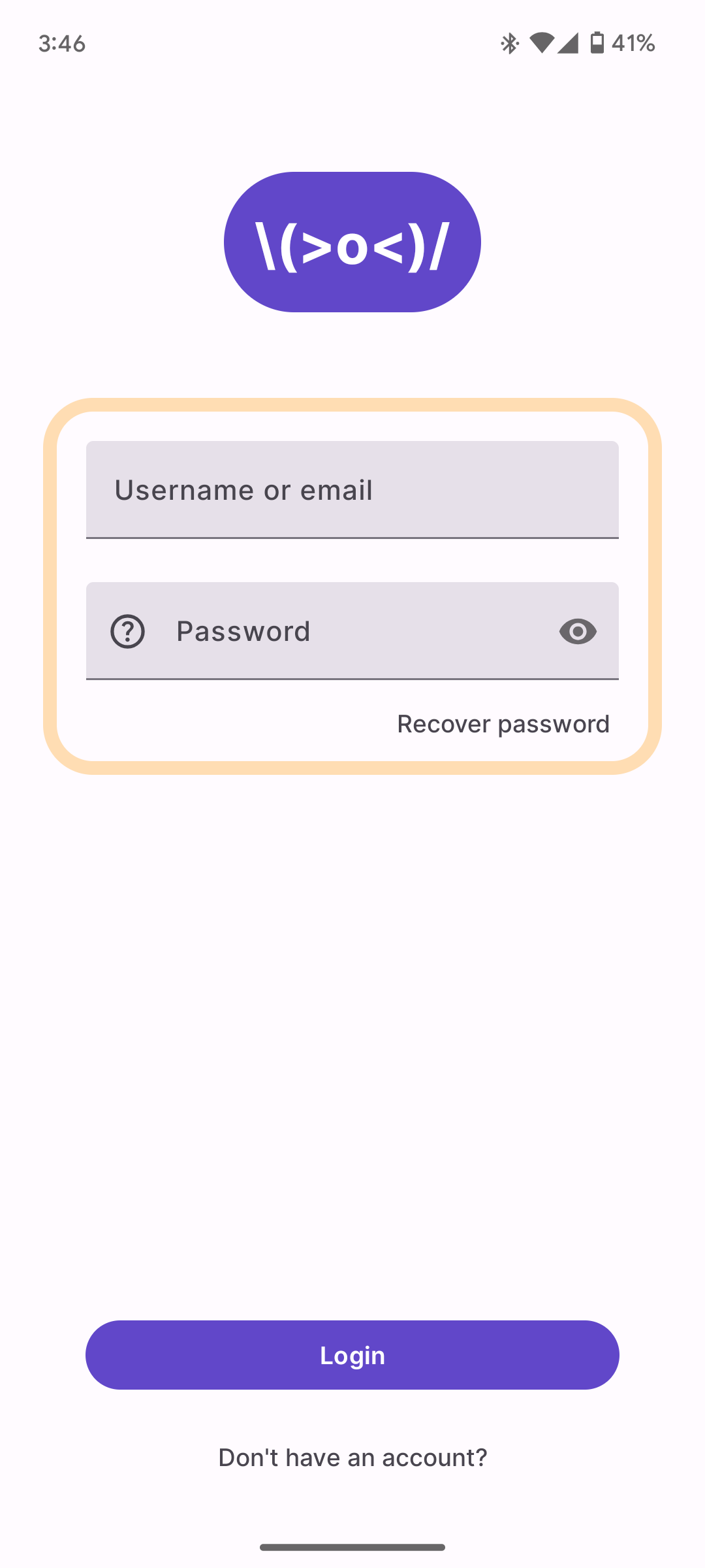 Login activity