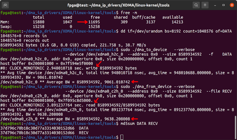 DDR4-2400 64Bit No ECC No Byte Lane 1 DMA Throughput