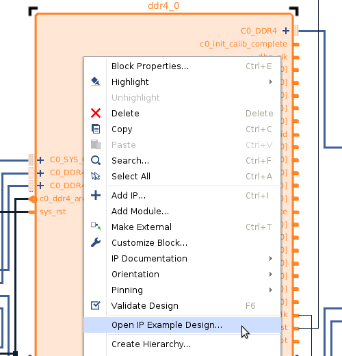 Open IP Example Design