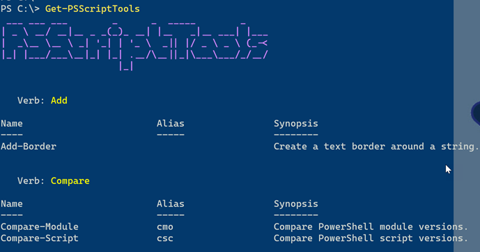 PSScriptTools Splash