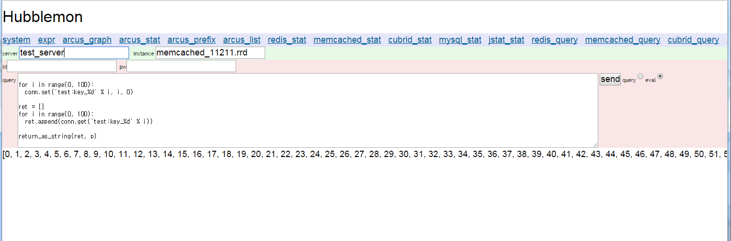 eval memcached