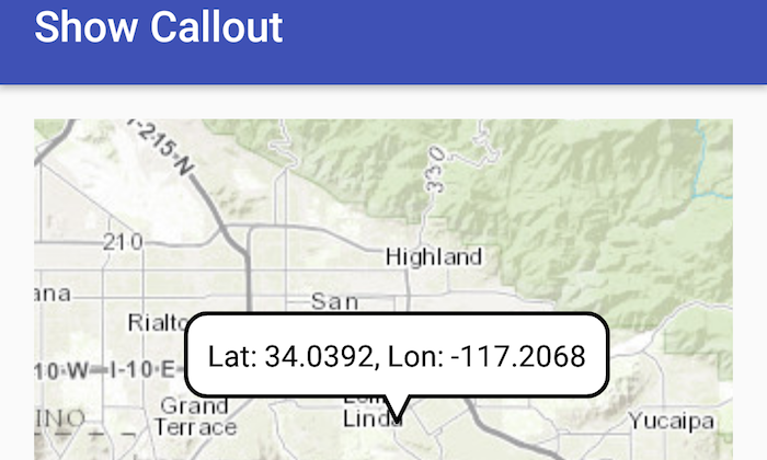 Show Callout App