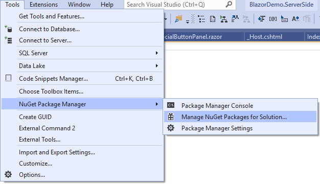 Add new NuGet source