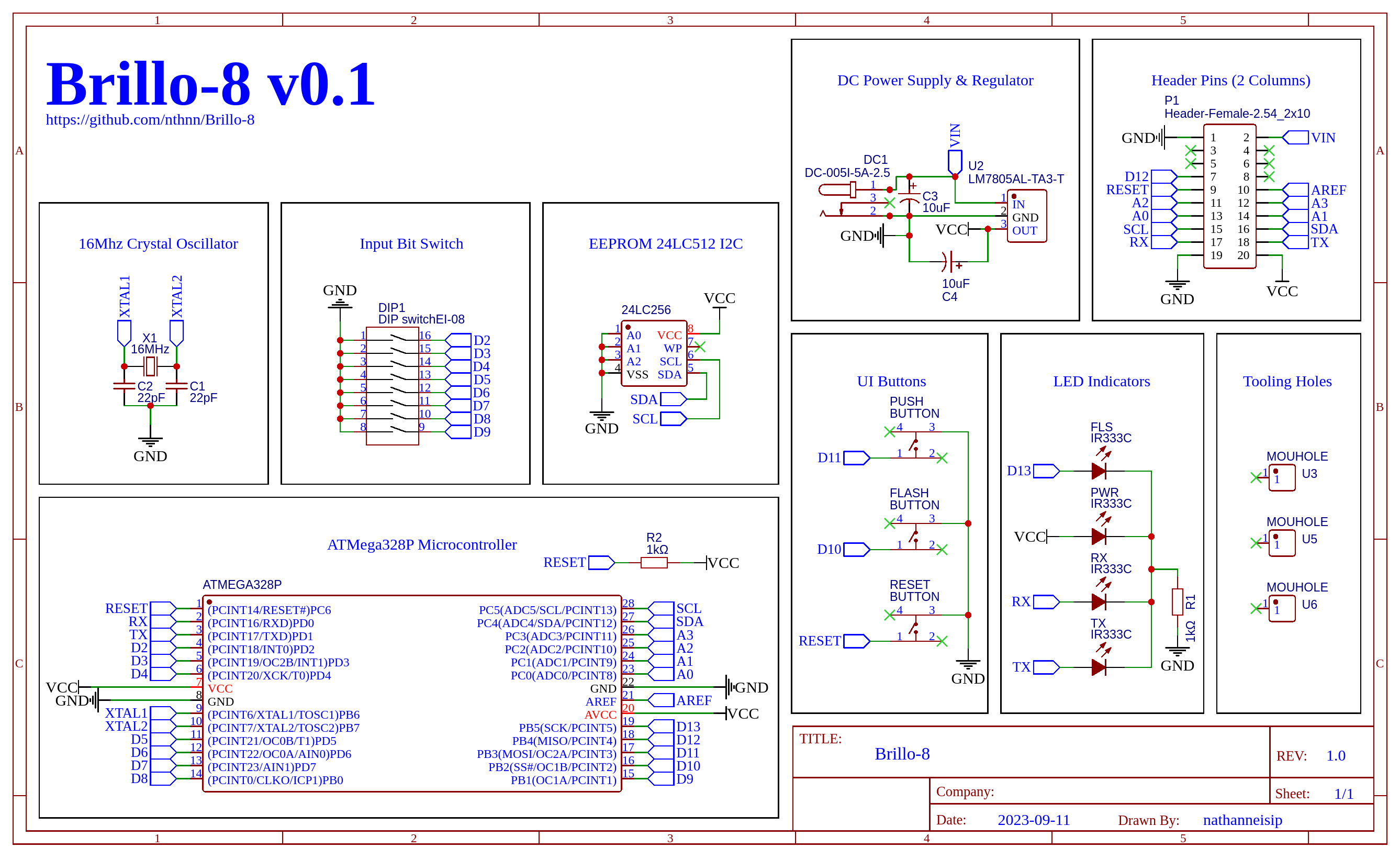 Brillo-8 Schematic Diagram