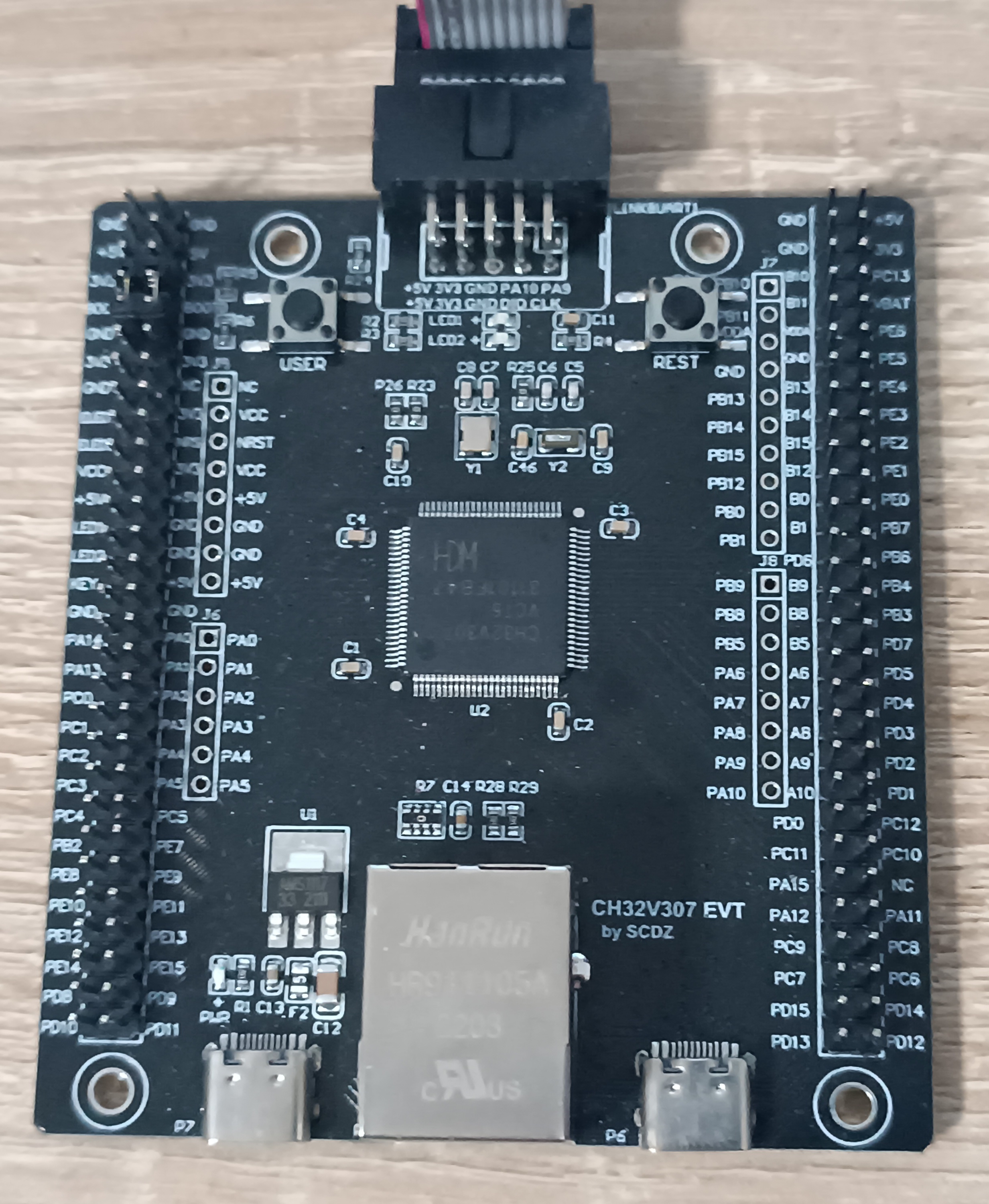 ch32v307 evt board