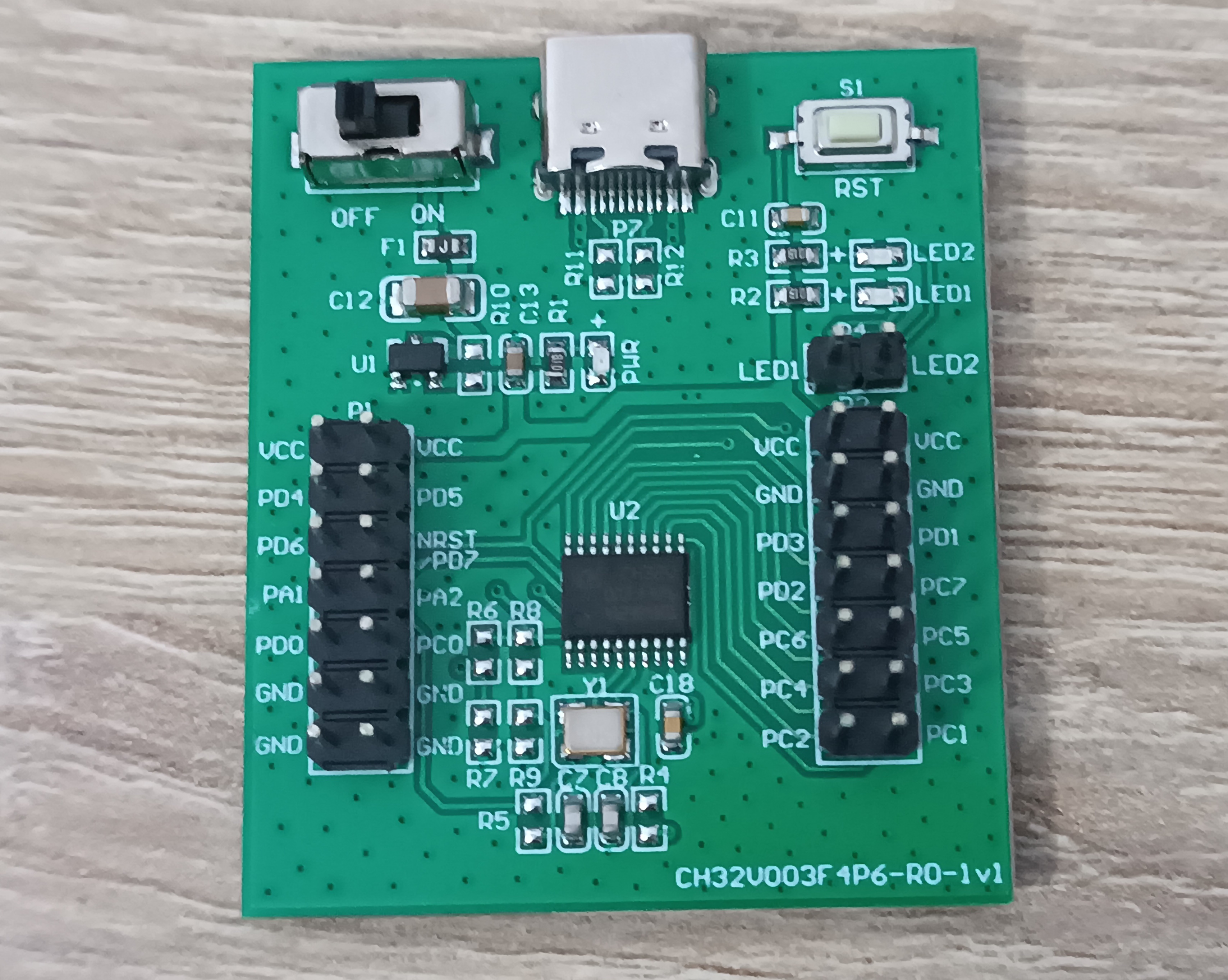 ch32v003 evt board