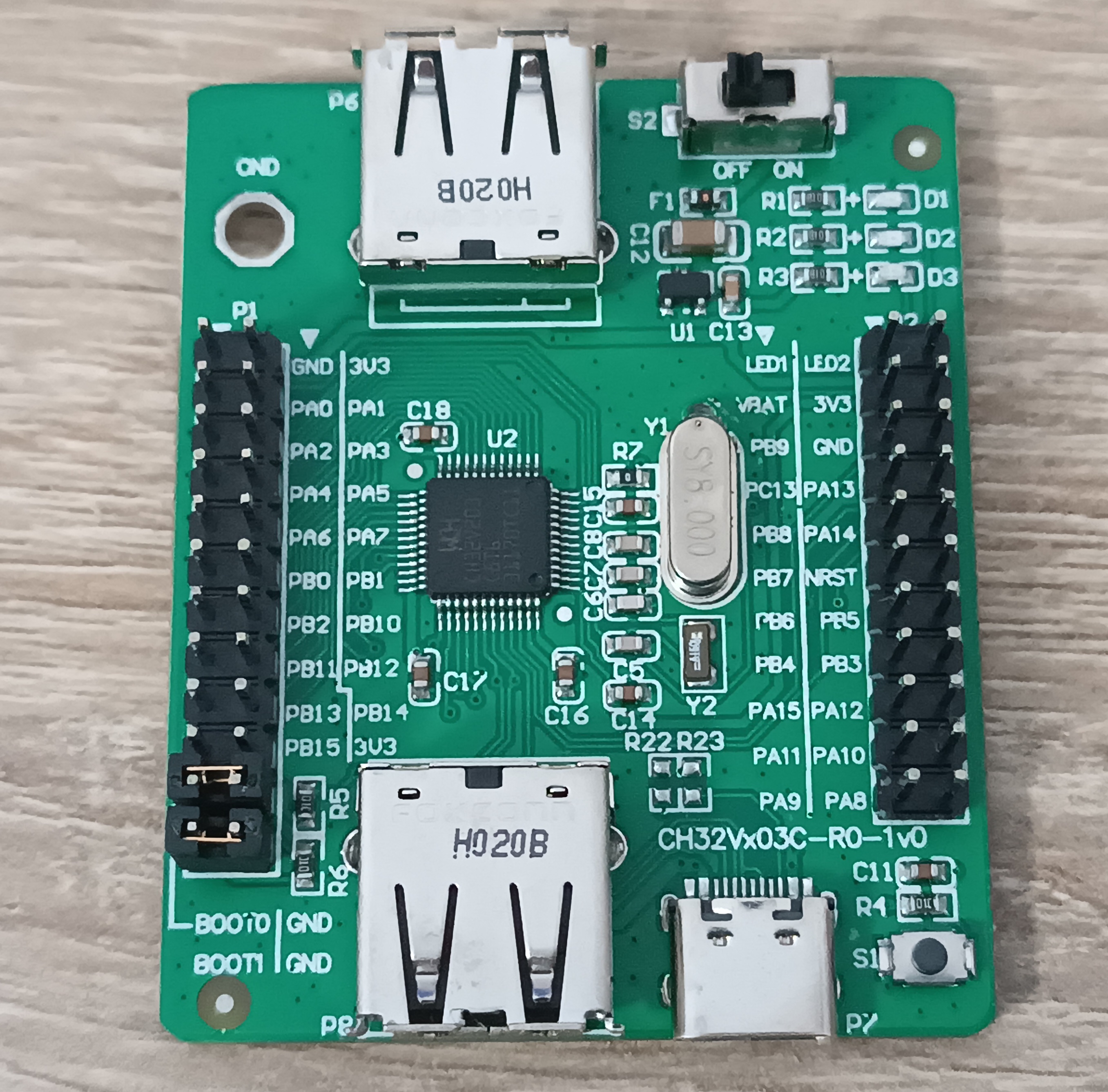 ch32v203 evt board