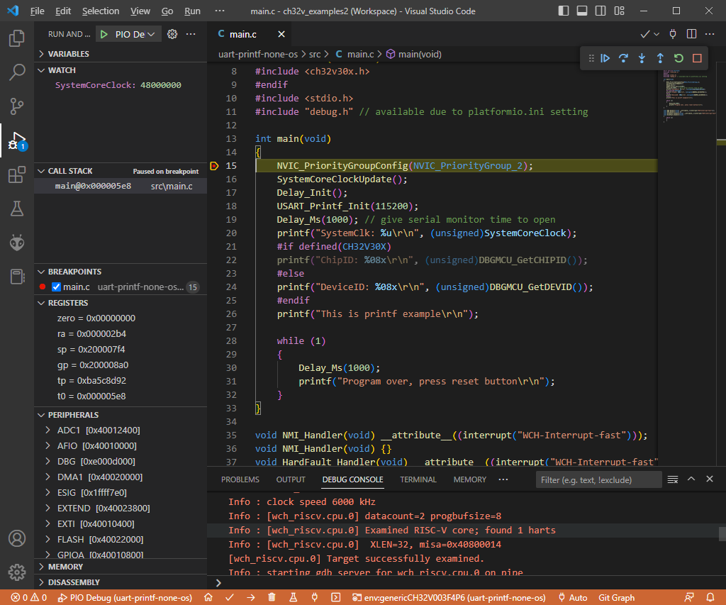 vscode debugging