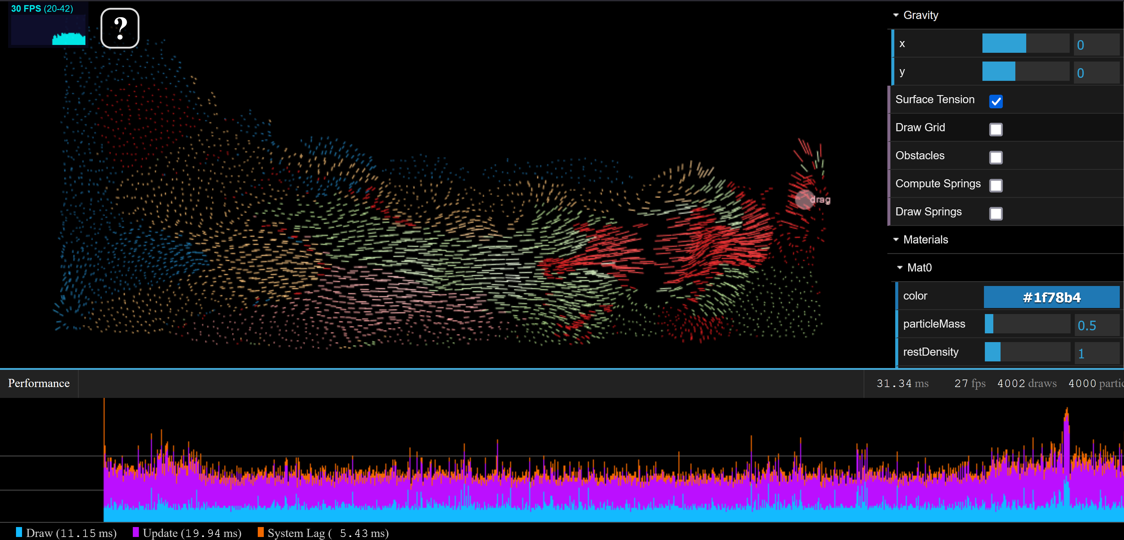 Spawning new Particles in Floom