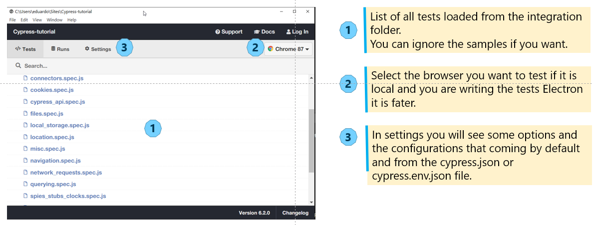 Electron application. 