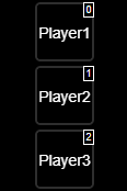 Player button bar