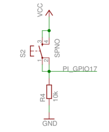 GPIO Button schematic