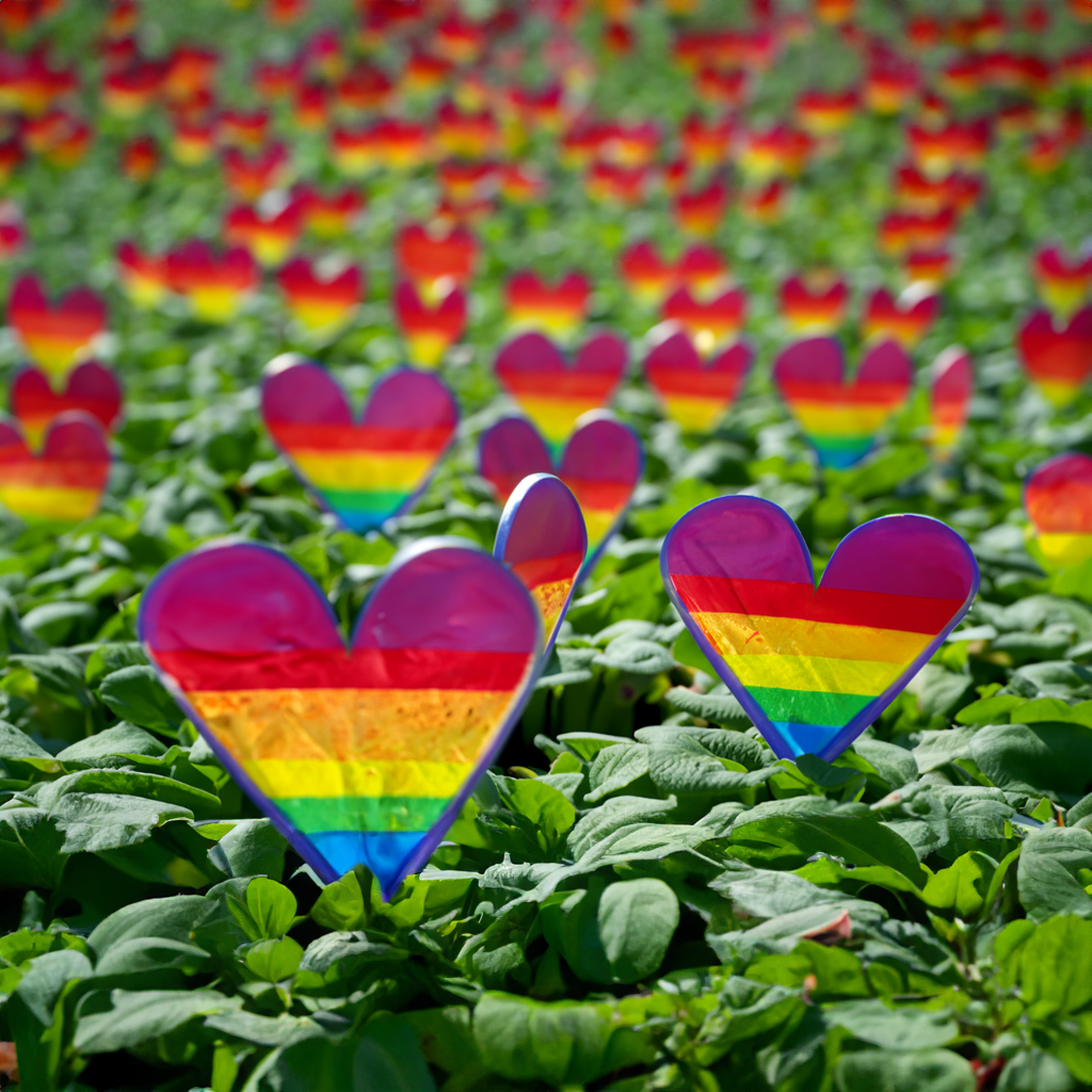 Hartsfield, re-imagined as a field of hearts.