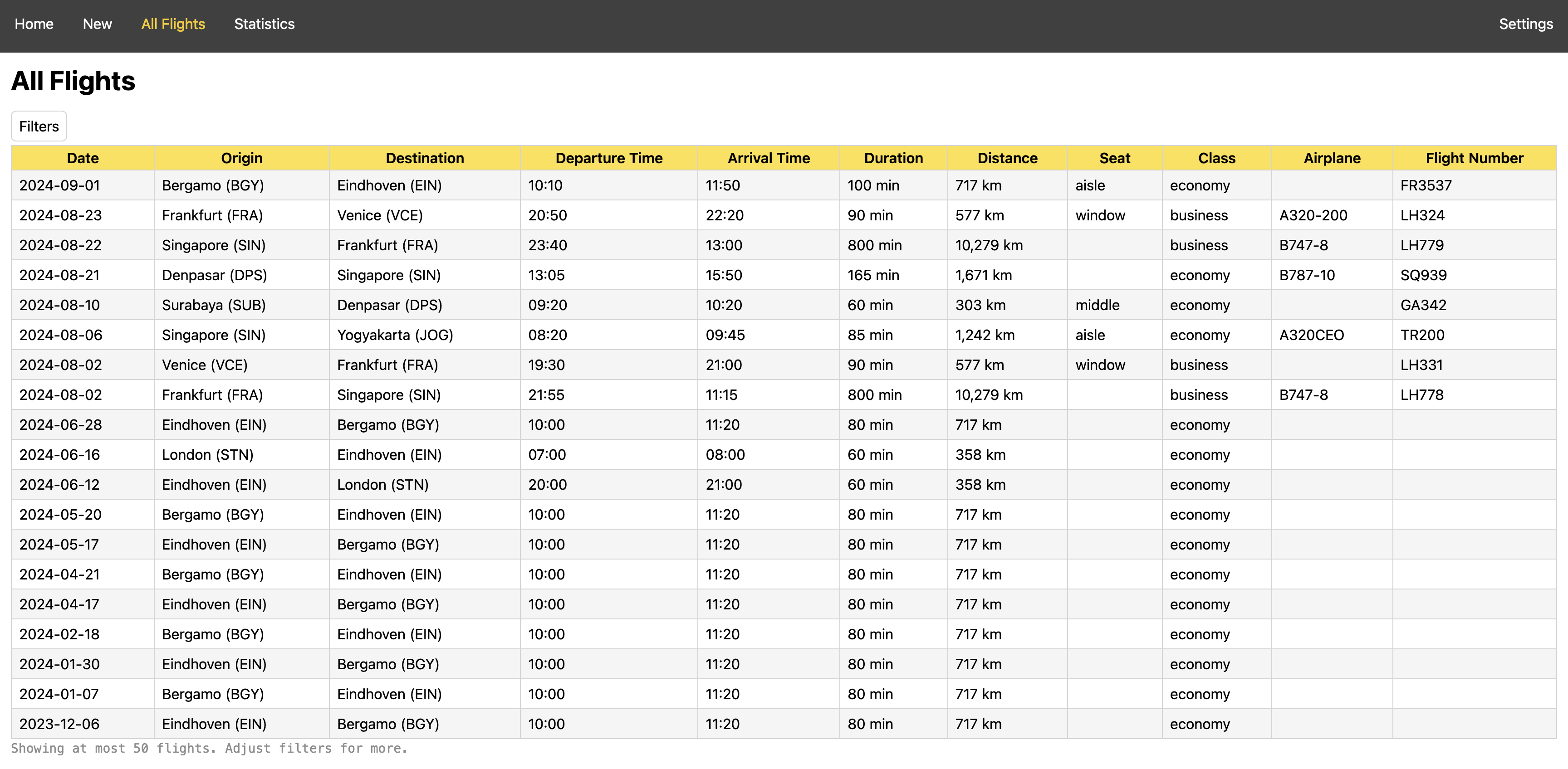 all flights preview