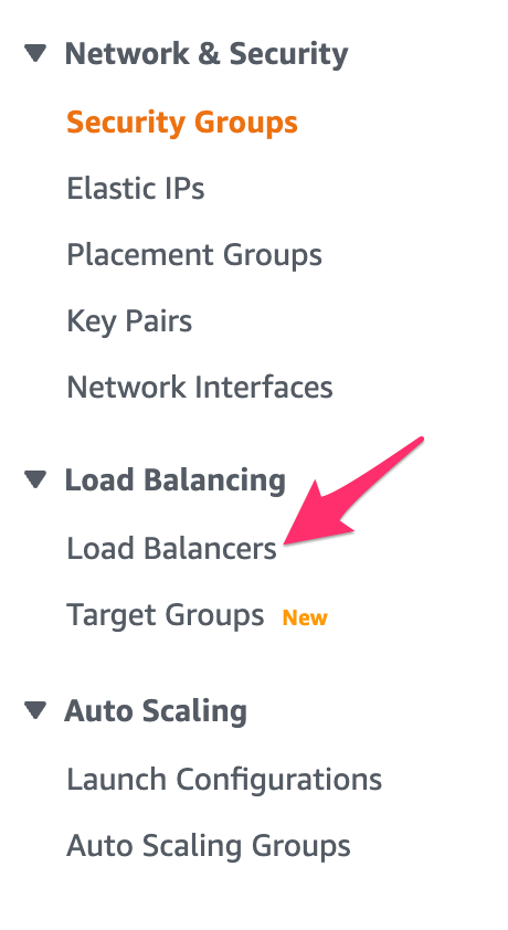 Click load balancers