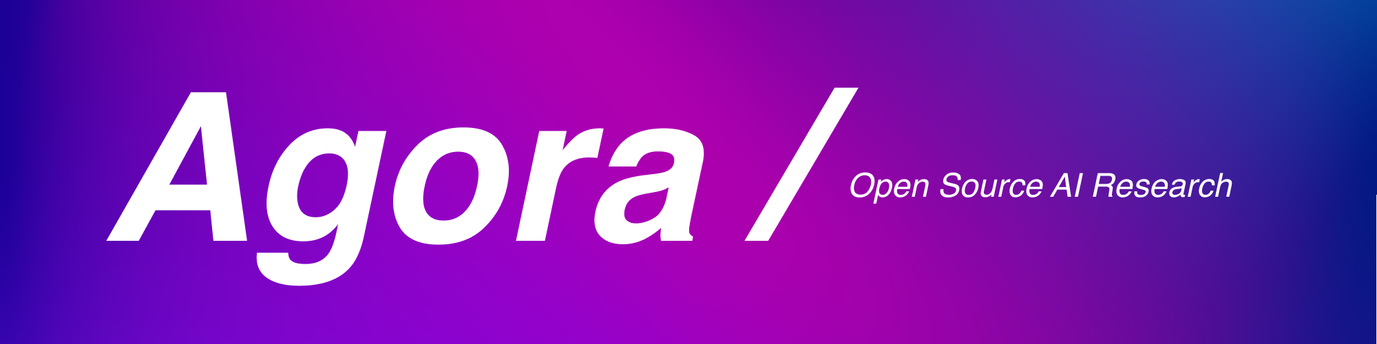 Agora banner