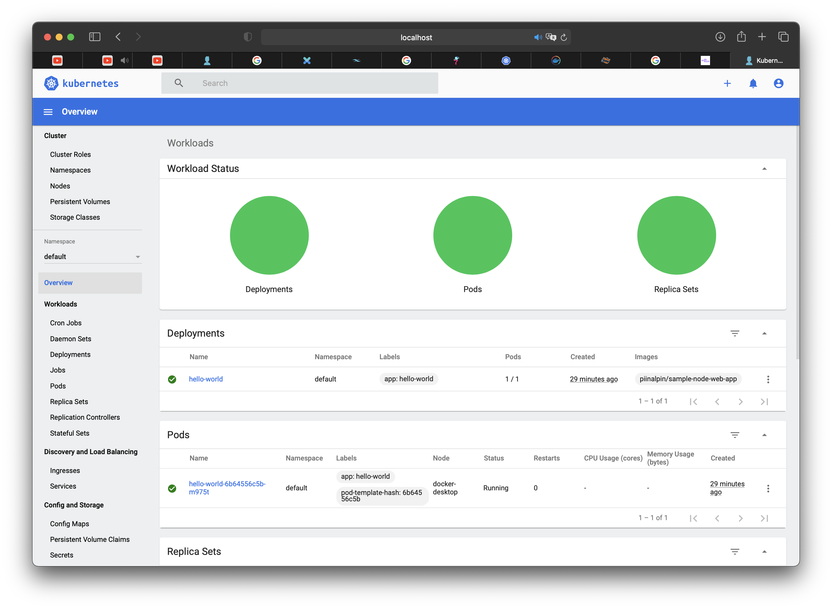 Kubernetes Dashboard