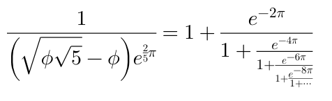 Ramanujan Identity