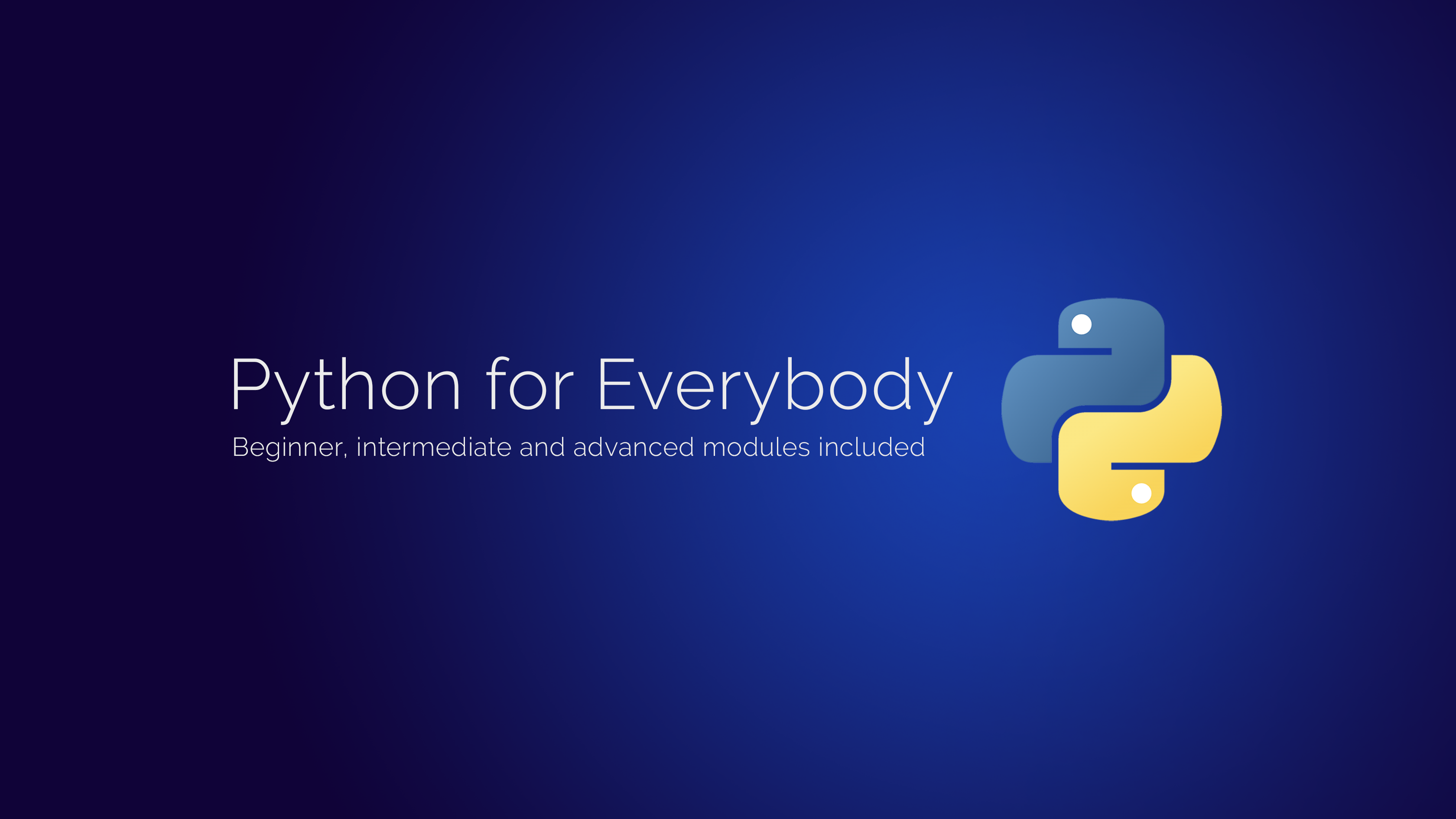 Python for Everybody Cover