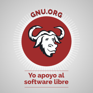 Yo apoyo el software libre