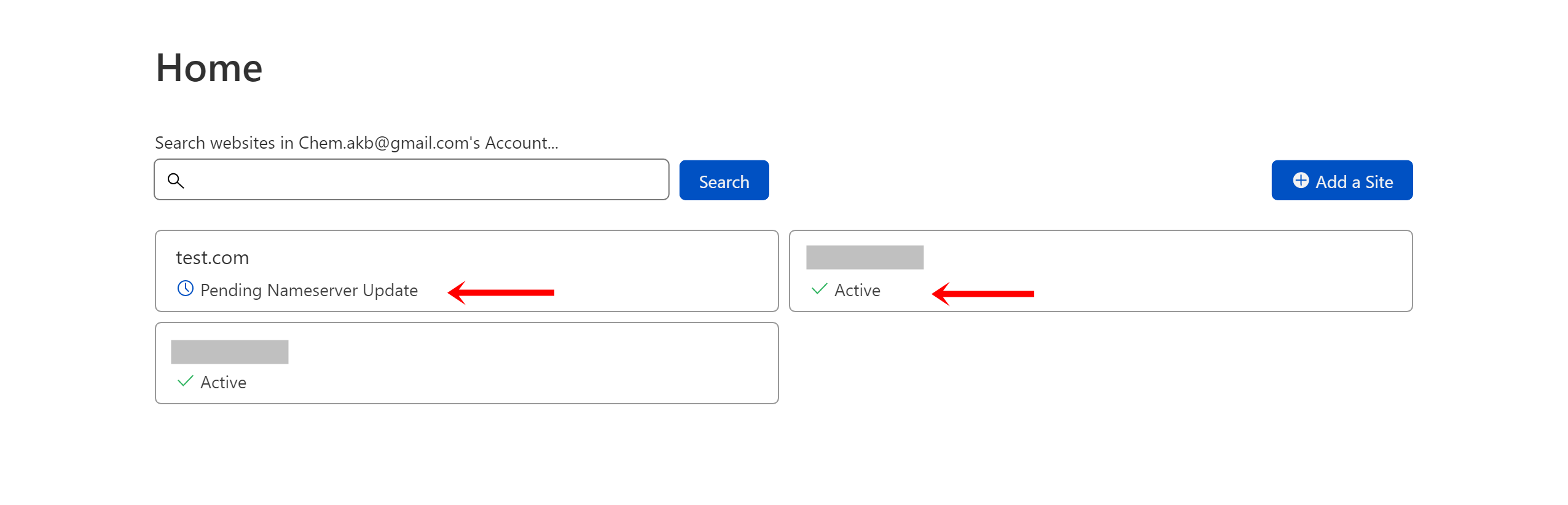 cloudflare add site