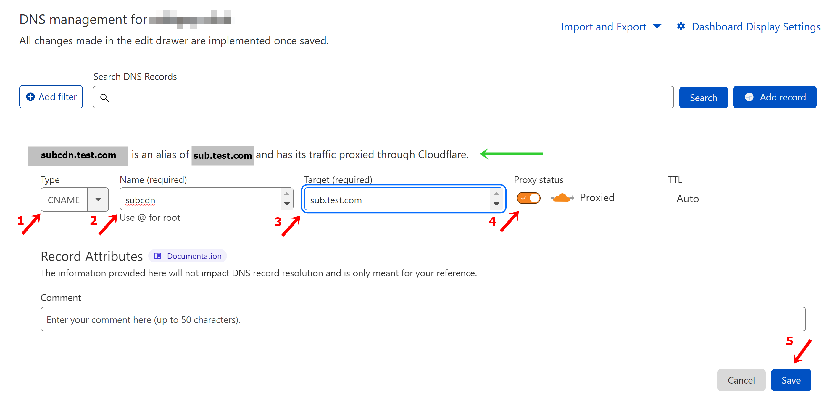 cloudflare add site