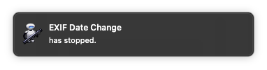 native macOS task end notification