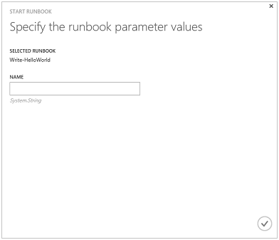 Runbook Parameters