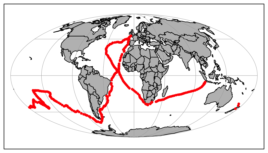 Sample map plot.