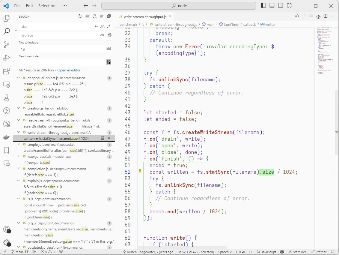 Screenshot of Visual Studio Code showing the Saturday Light theme