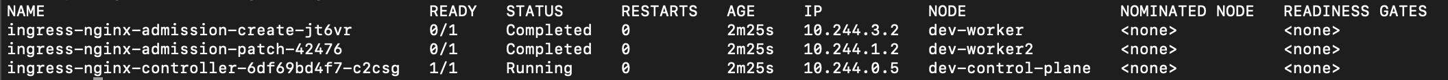 KIND ingress controller in control plane node