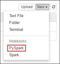 Create a new Jupyter notebook