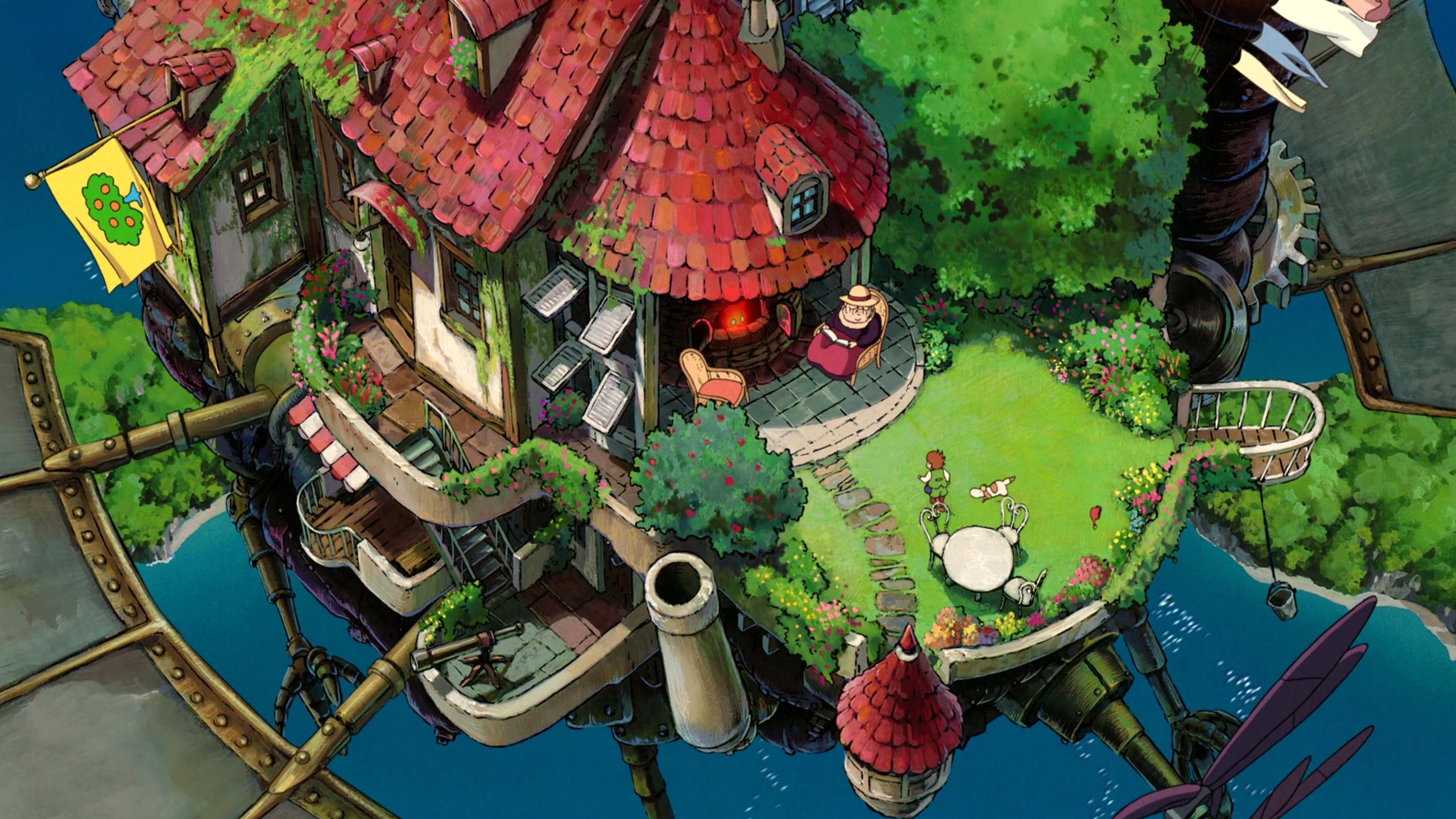 a_cartoon_house_on_a_floating_platform