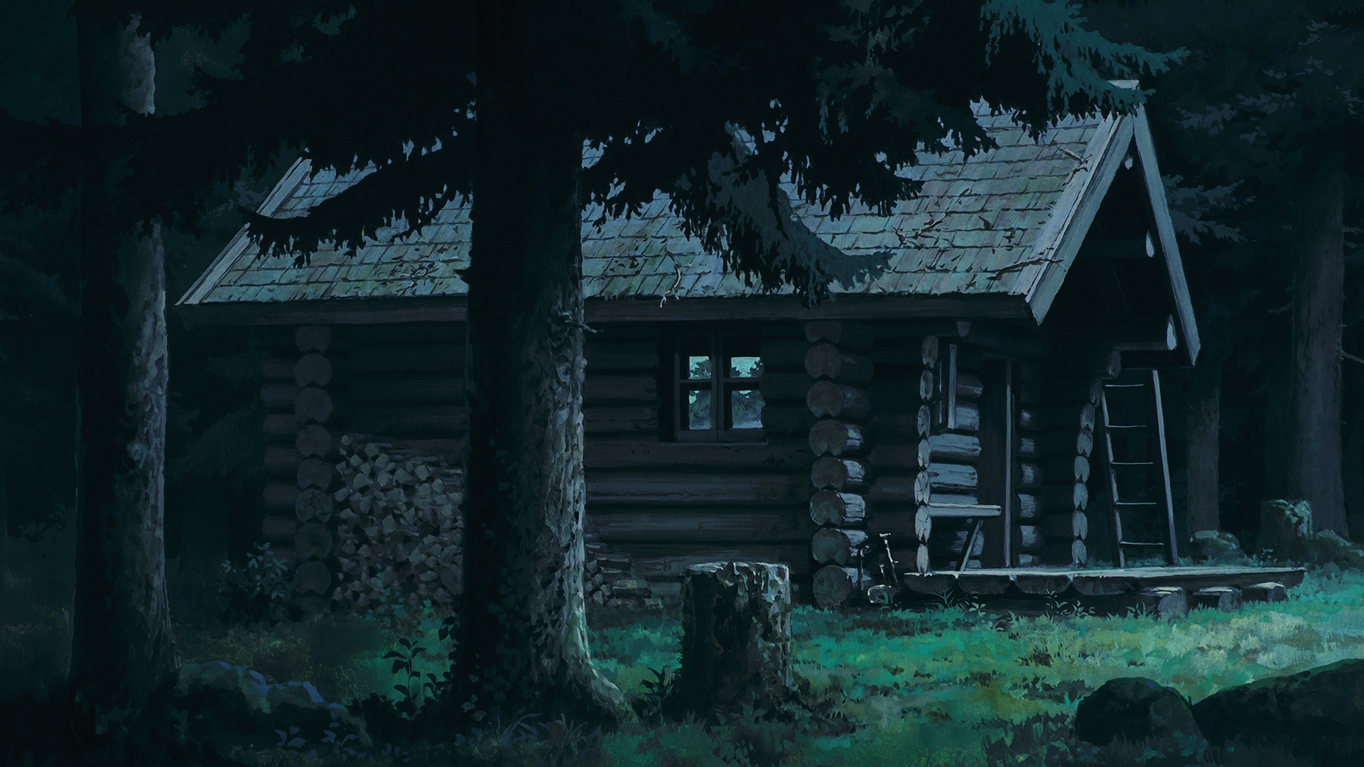 a_log_cabin_in_the_woods