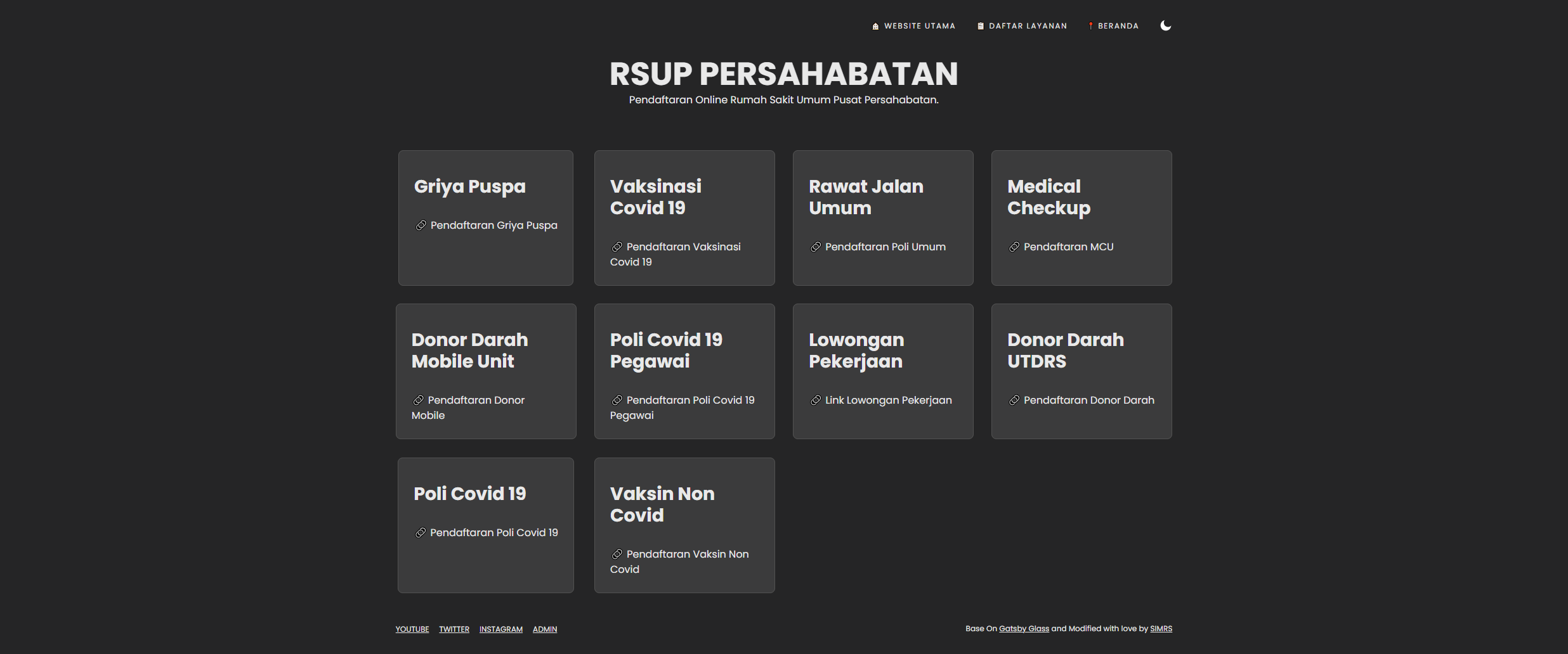 demo site screenshot malah hari