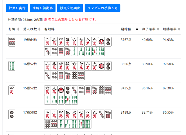 麻雀何切るシミュレーター