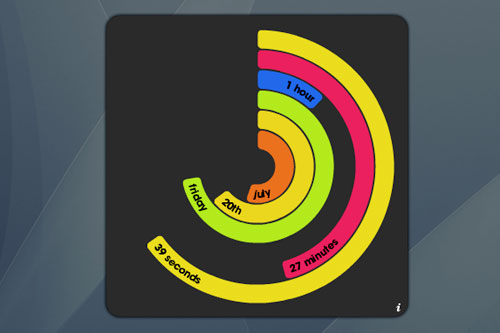 The original Polar Clock by pixelbreaker.