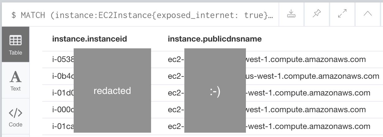 EC2 instances open to the internet