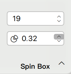 RibbonSpinBox