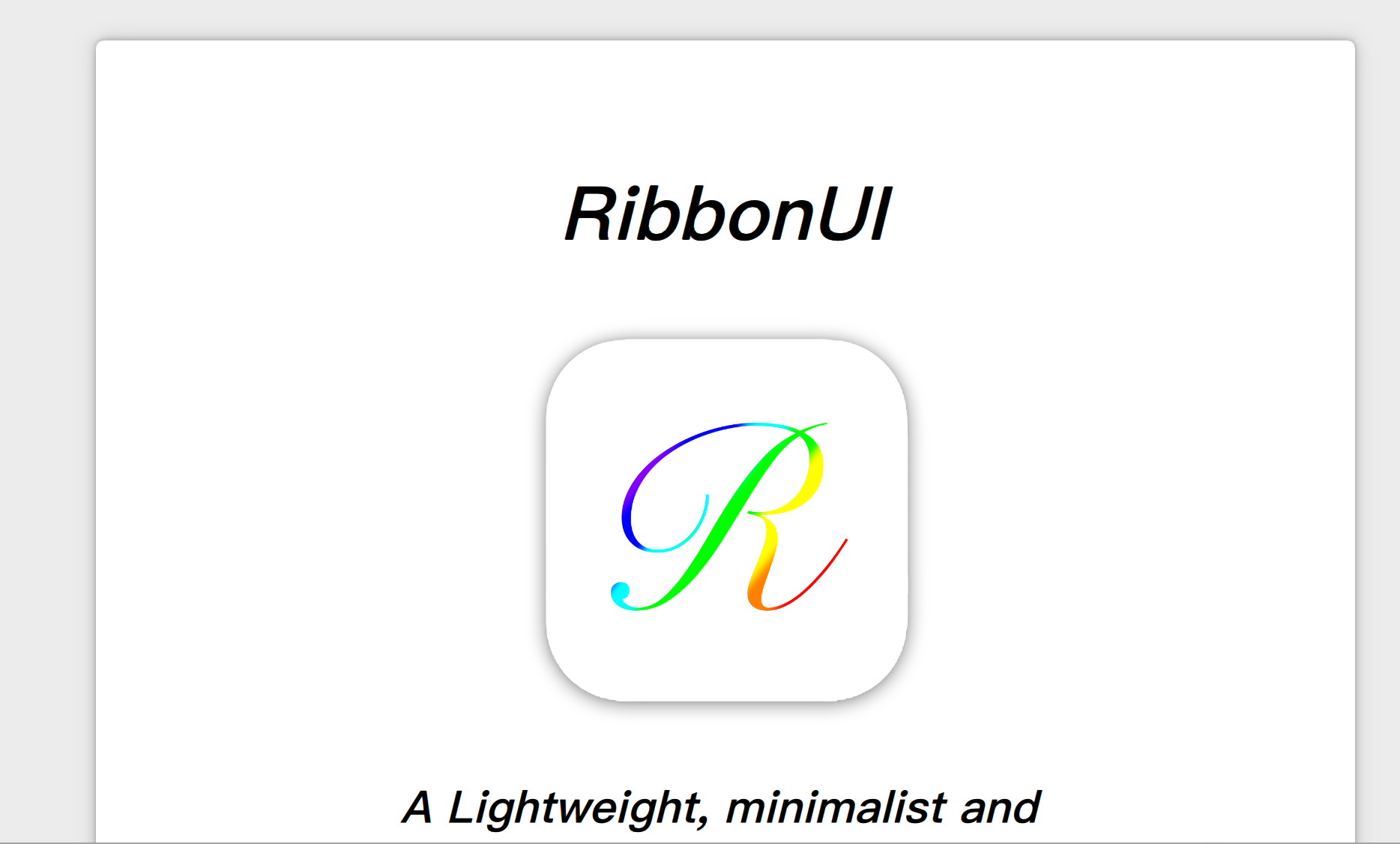 RibbonPaperView