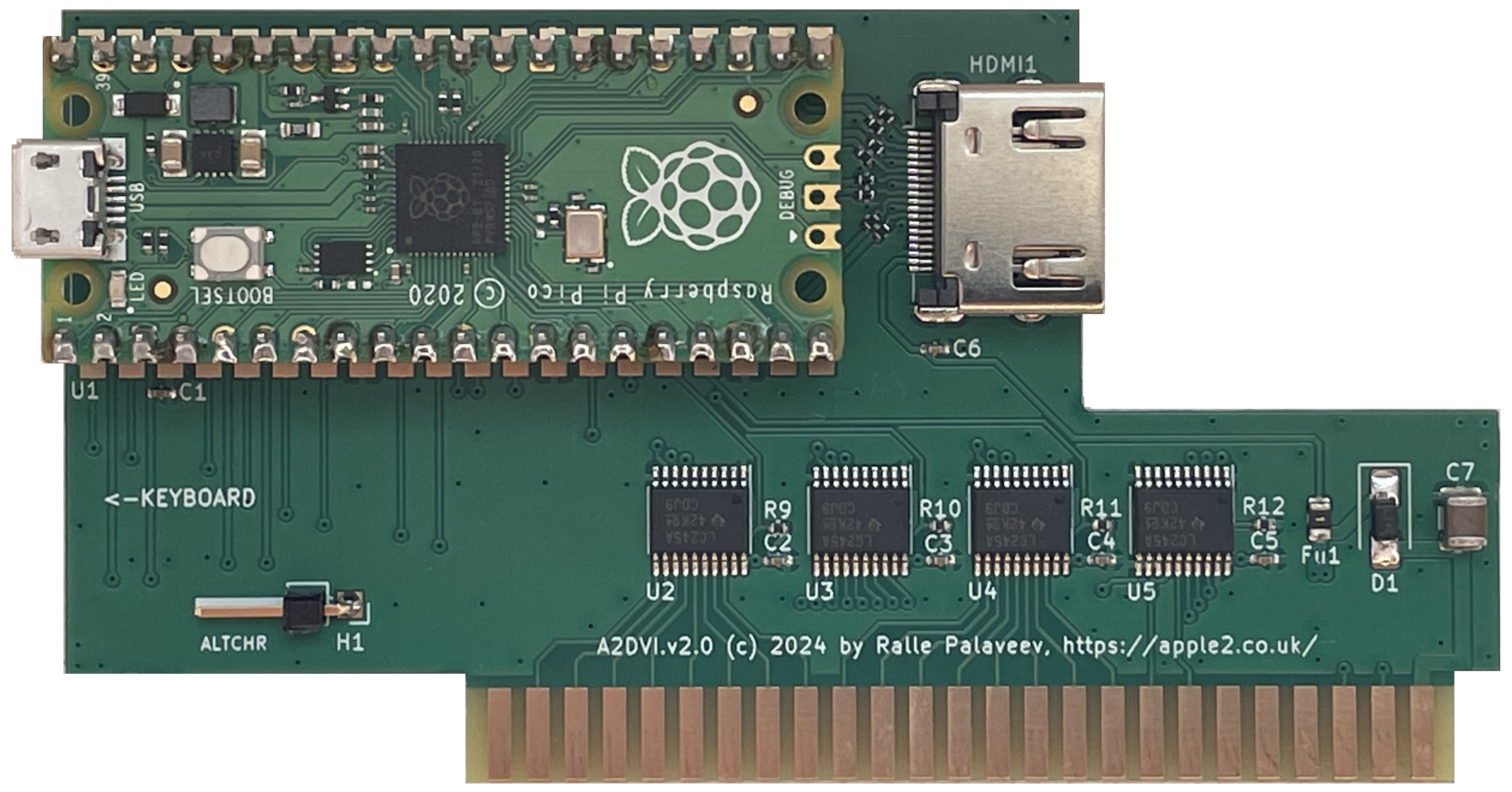 A2DVI PCB