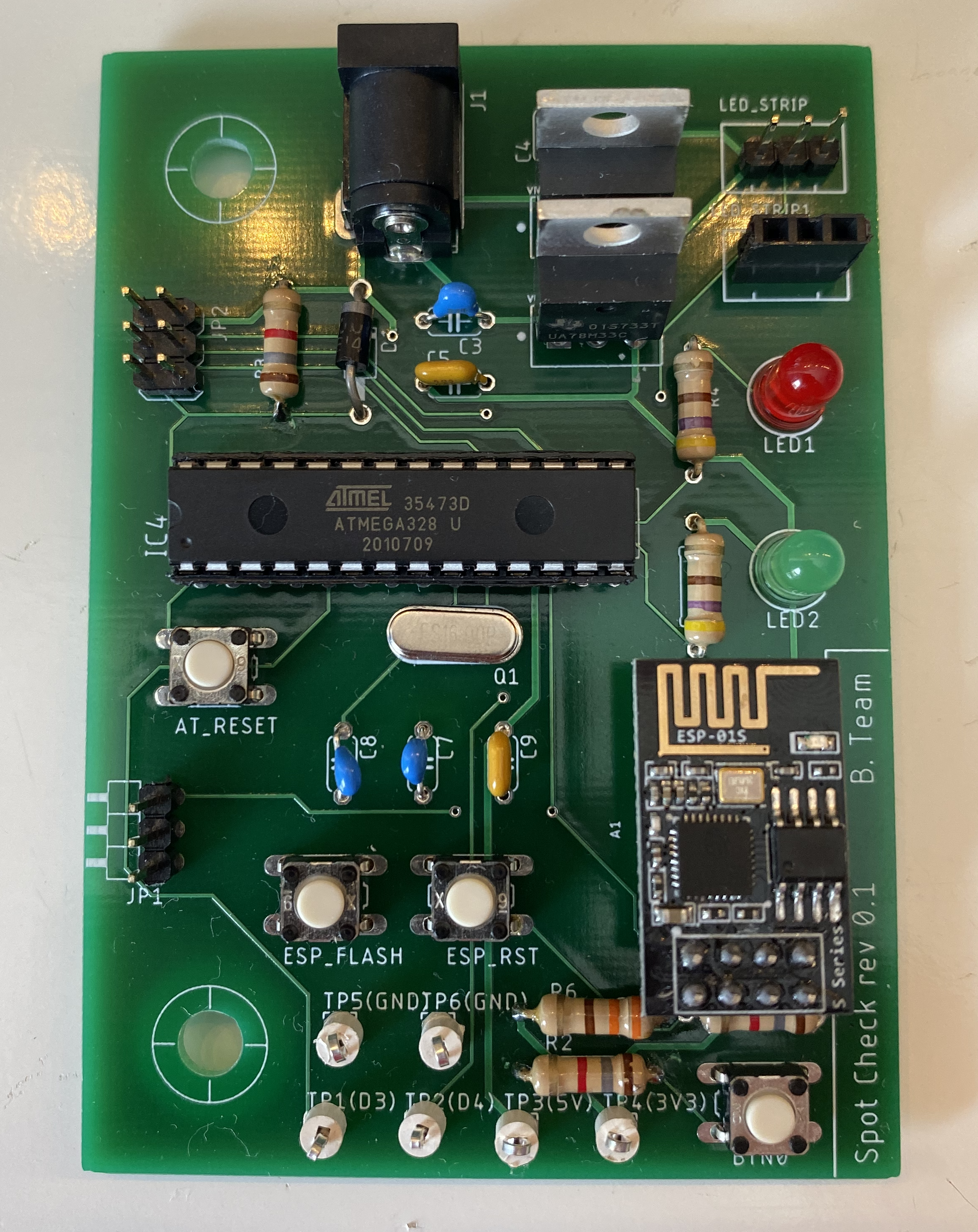 Spot Check rev 1 PCBA