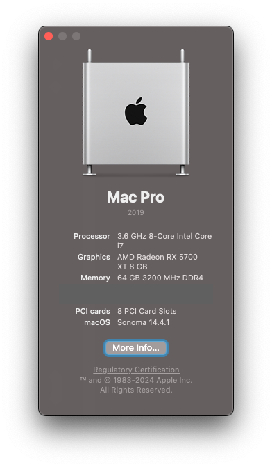 About this Mac